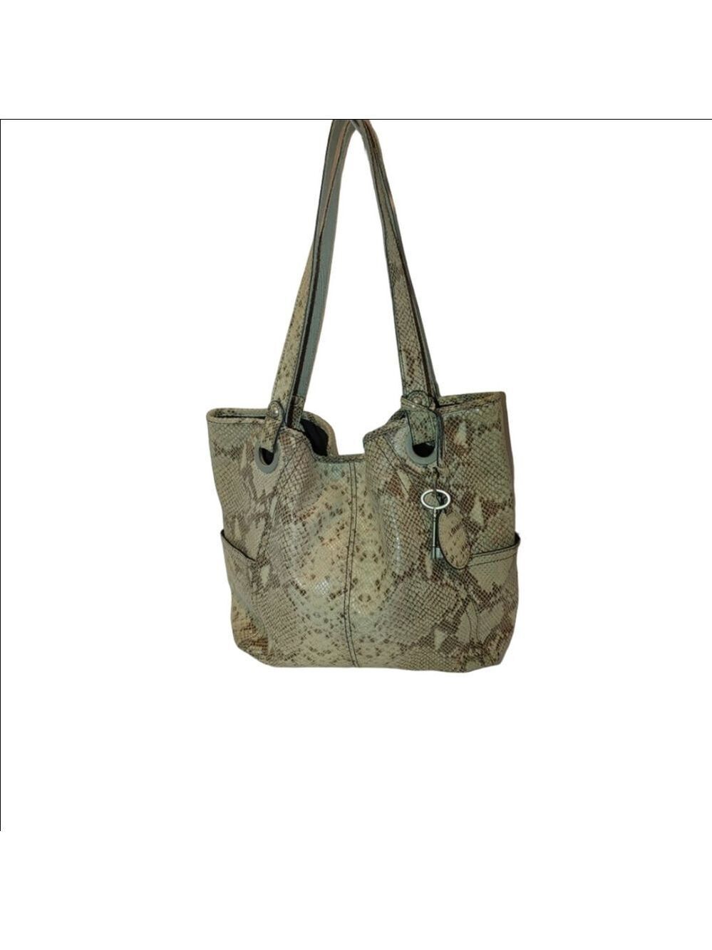 Fossil Snakeskin Leather Bag